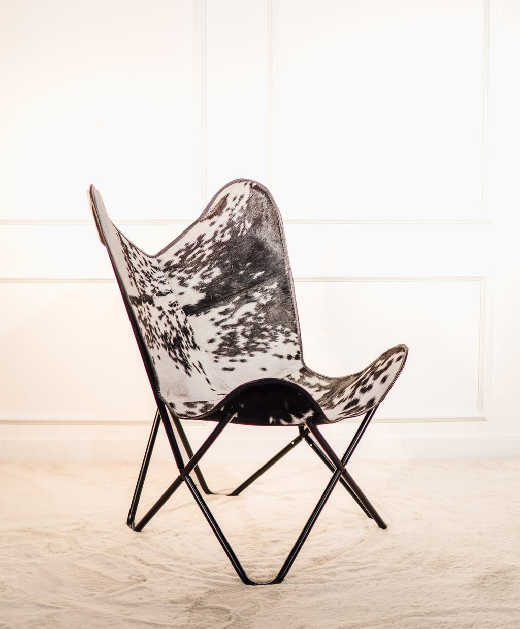 Cowhide Relax Lounge Chair