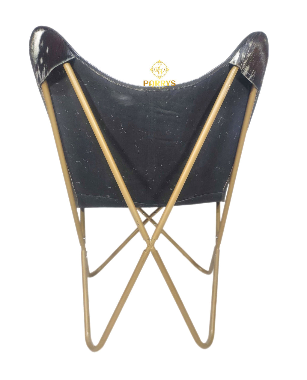 Panda Patch Cowhide Butterfly Chair